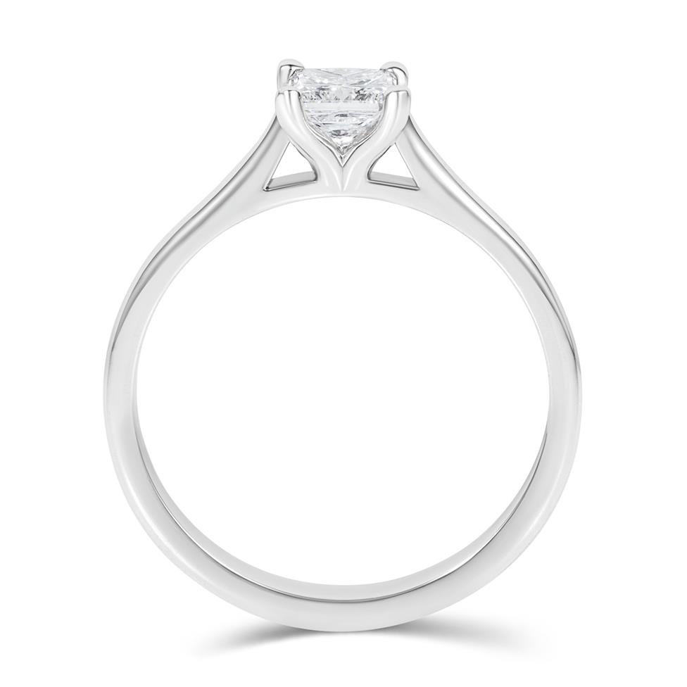 18ct White Gold Diamond Solitaire Ring 0.40ct Thumbnail Image 2