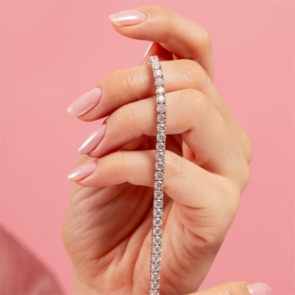 Diamond Tennis Bracelet 8.00ct Thumbnail Image 1