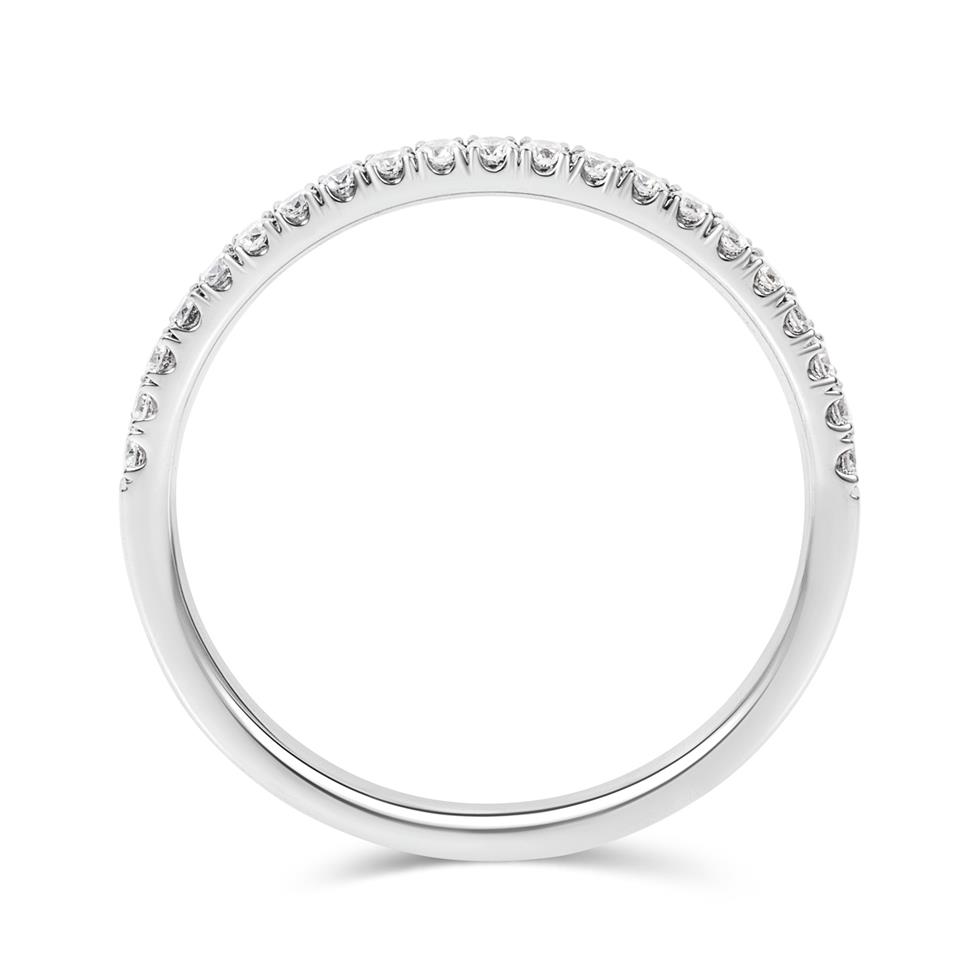 Platinum Diamond Half Eternity Ring 0.22ct Thumbnail Image 2