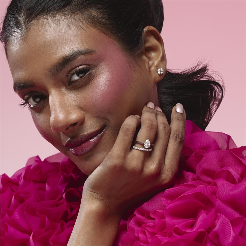 Platinum Diamond Half Eternity Ring 0.50ct Thumbnail Image 4