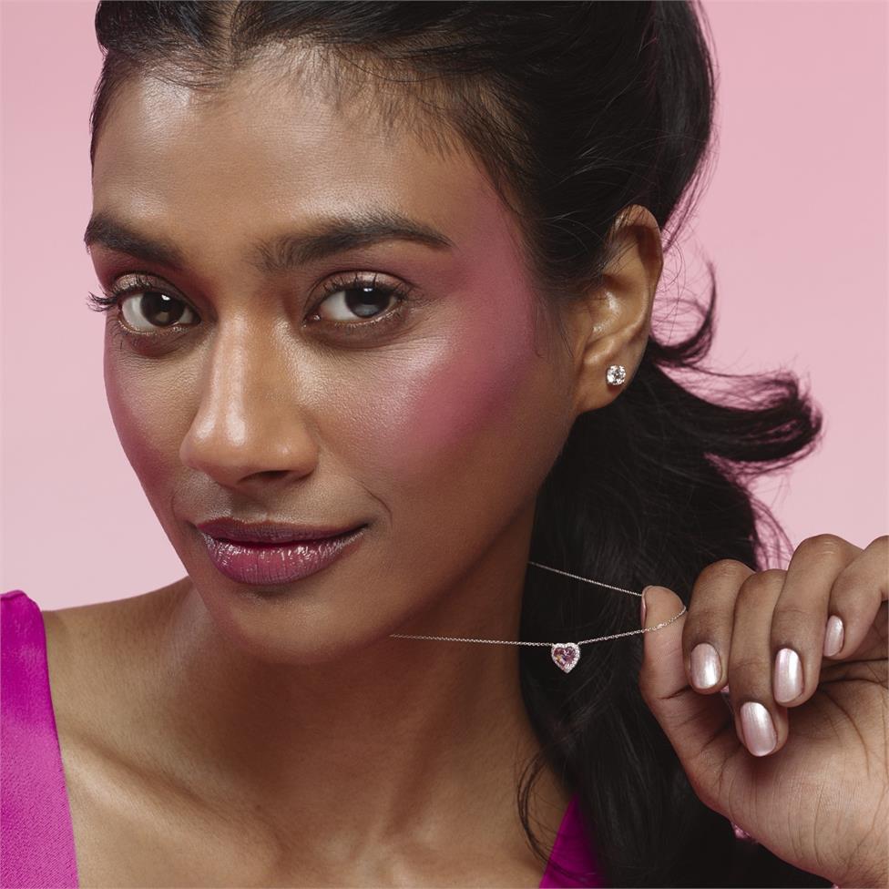 18ct White Gold Classic Design Diamond Solitaire Stud Earrings 2.00ct Thumbnail Image 1