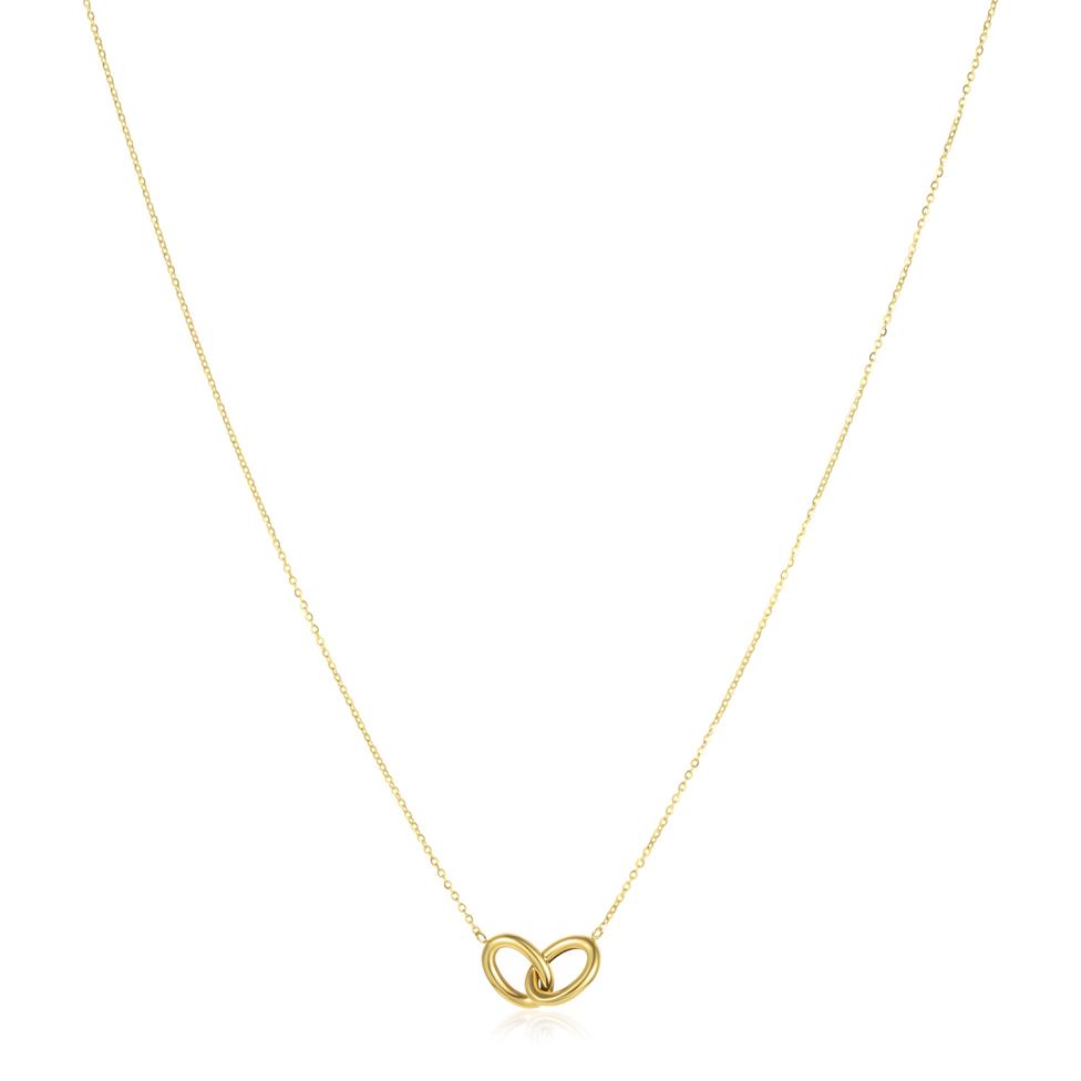 Union 18ct Yellow Gold Oval Necklace Thumbnail Image 2