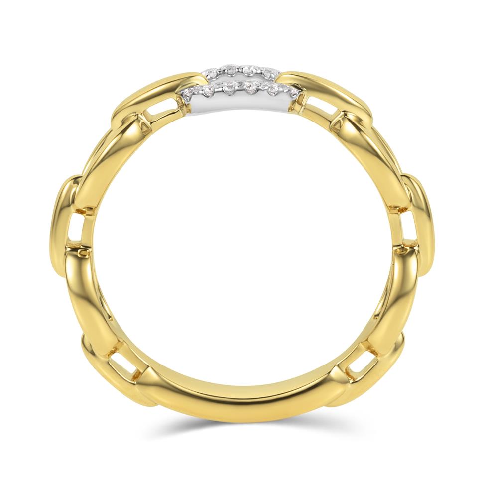 Artemis 18ct Yellow Gold Diamond Ring Thumbnail Image 3