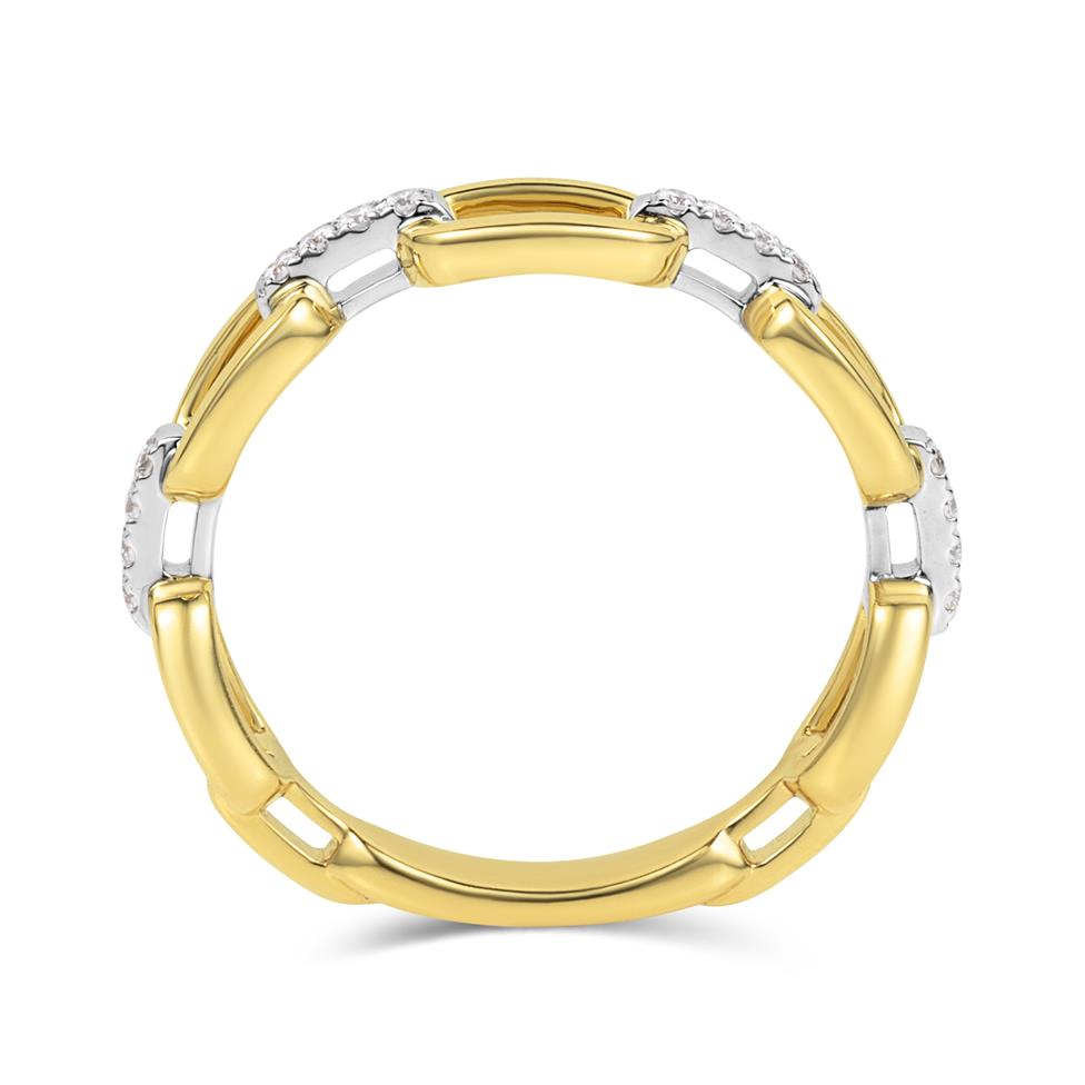 Artemis 18ct Yellow Gold Diamond Ring Thumbnail Image 3