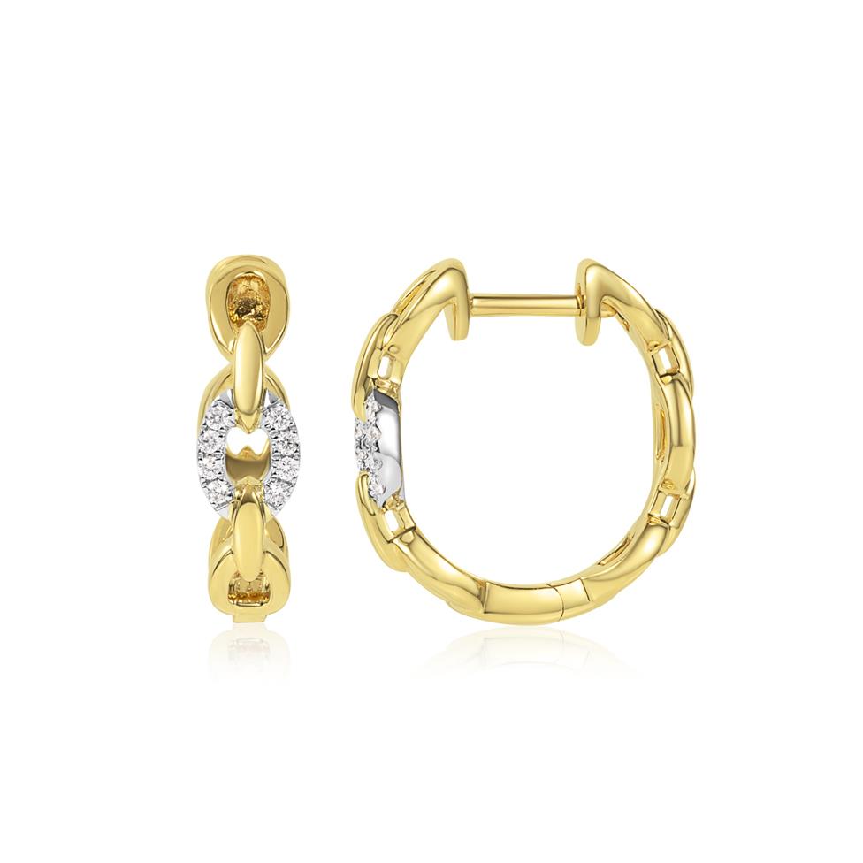 Artemis 18ct Yellow Gold Diamond Earrings Thumbnail Image 0