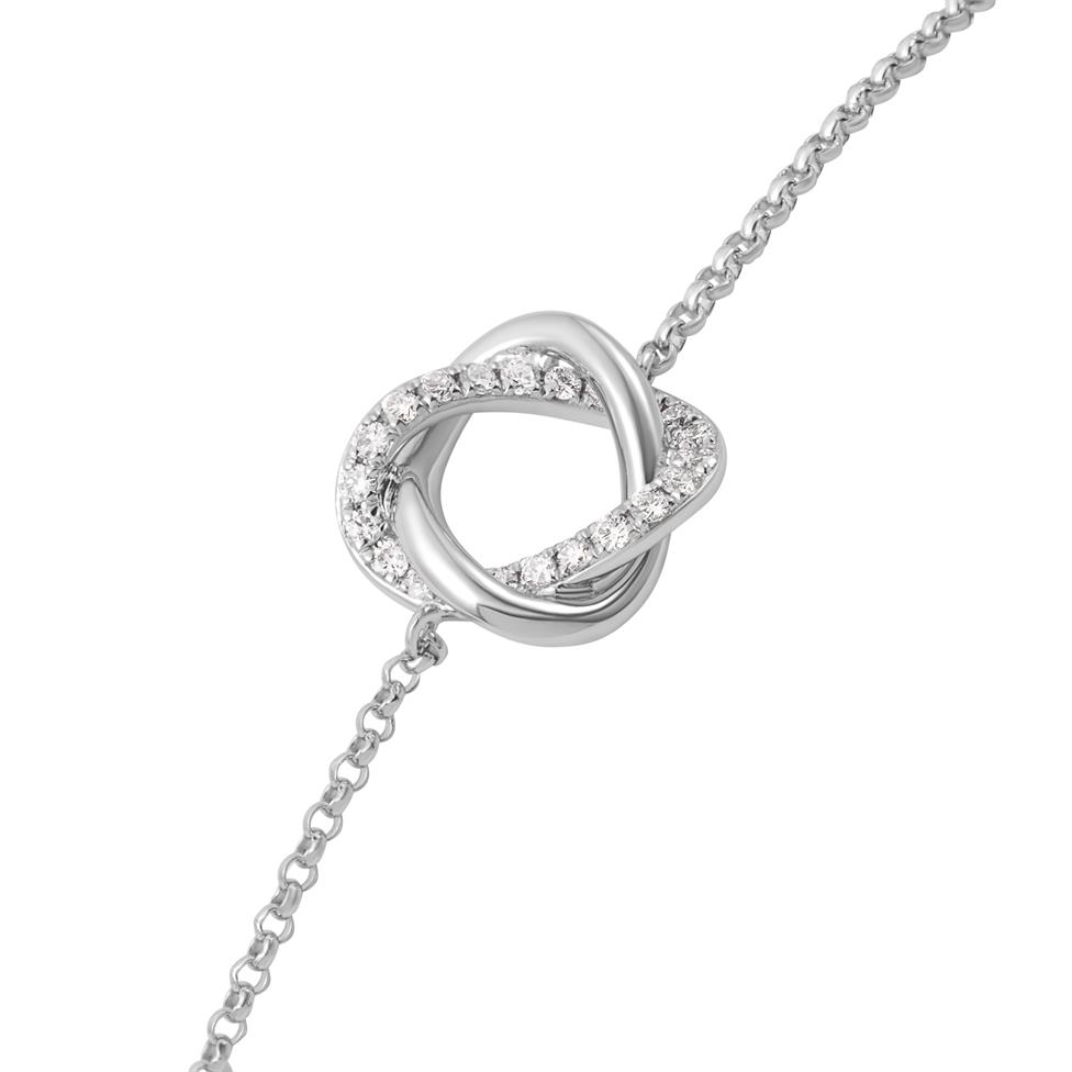 Aira 18ct White Gold Diamond Bracelet Thumbnail Image 2