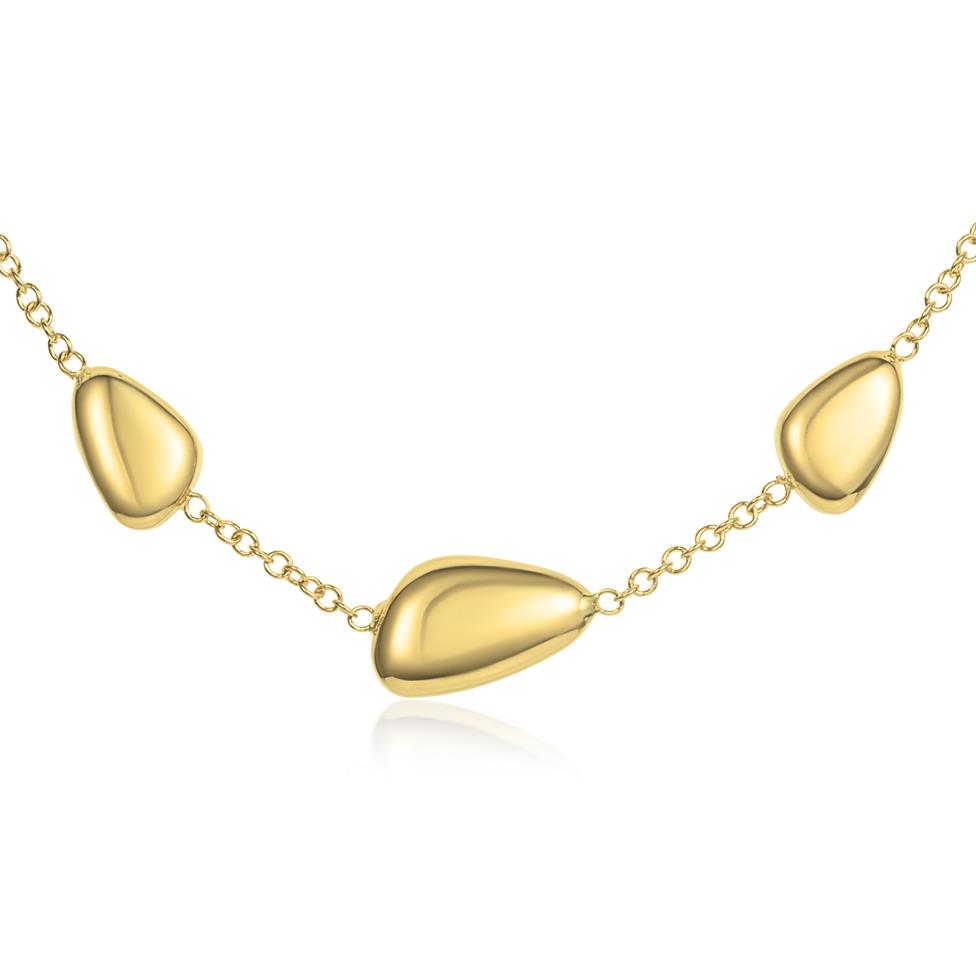Pebble 18ct Yellow Gold Necklace Thumbnail Image 1