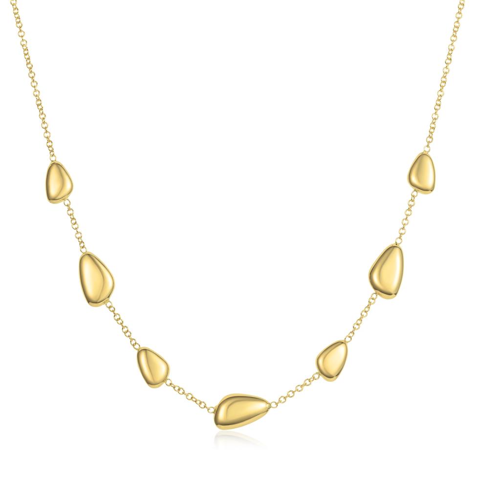 Pebble 18ct Yellow Gold Necklace Thumbnail Image 0