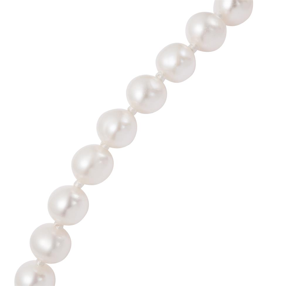 18ct Yellow Gold Freshwater Pearl Bracelet 5.0-5.5mm | 19cm Thumbnail Image 1