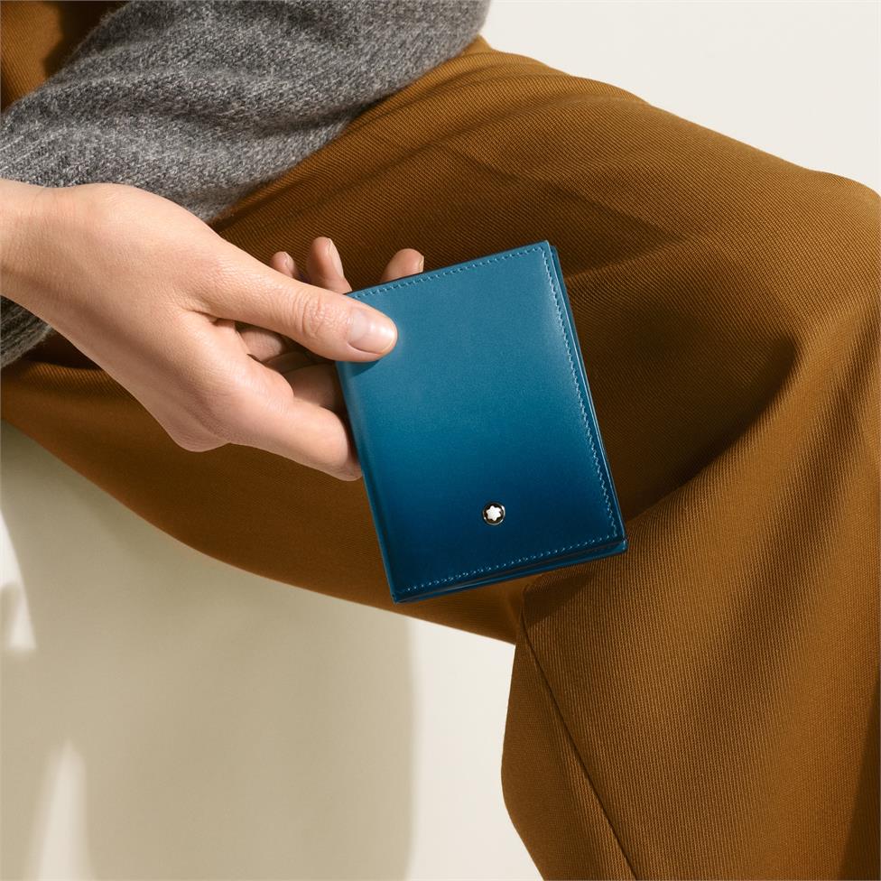 Montblanc Meisterstuck Card Holder Sfumato Smoky Blue Thumbnail Image 4