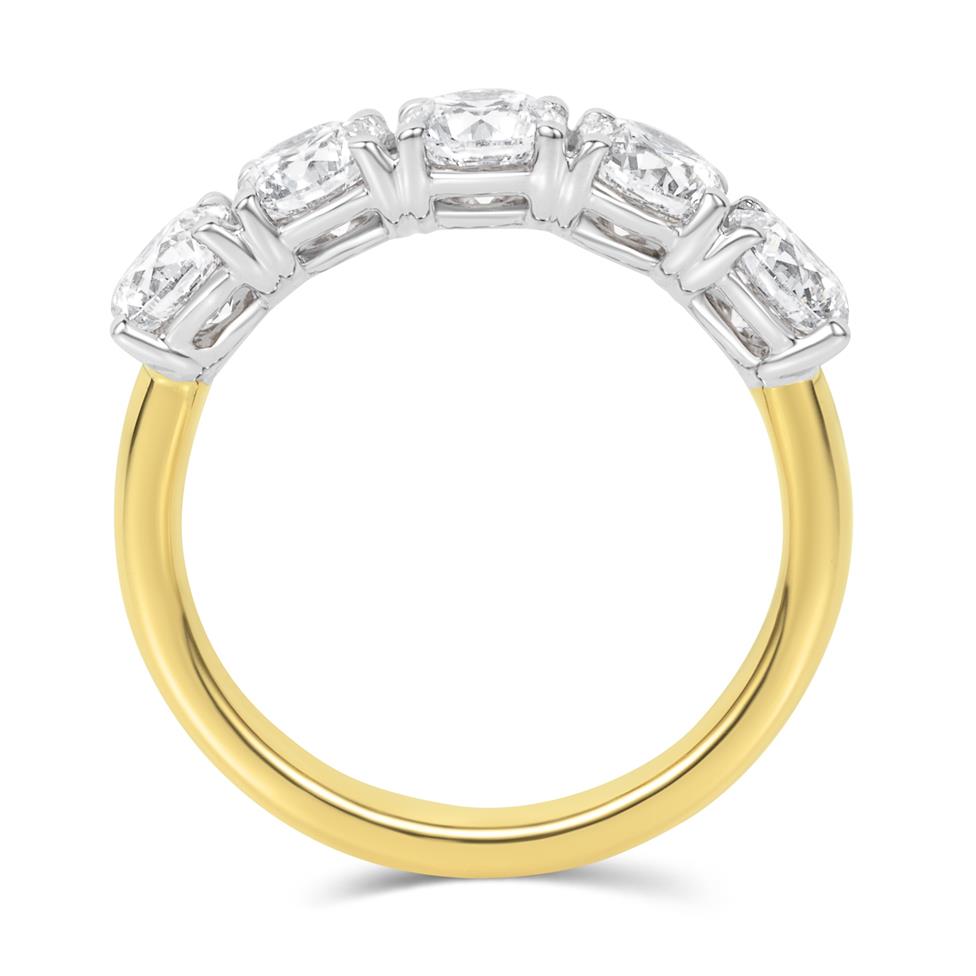 18ct Yellow Gold Lab Grown Diamond Eternity Ring 2.00ct Thumbnail Image 2