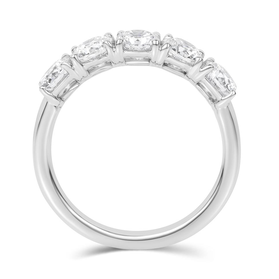 Platinum Lab Grown Diamond Eternity Ring 1.50ct Thumbnail Image 2