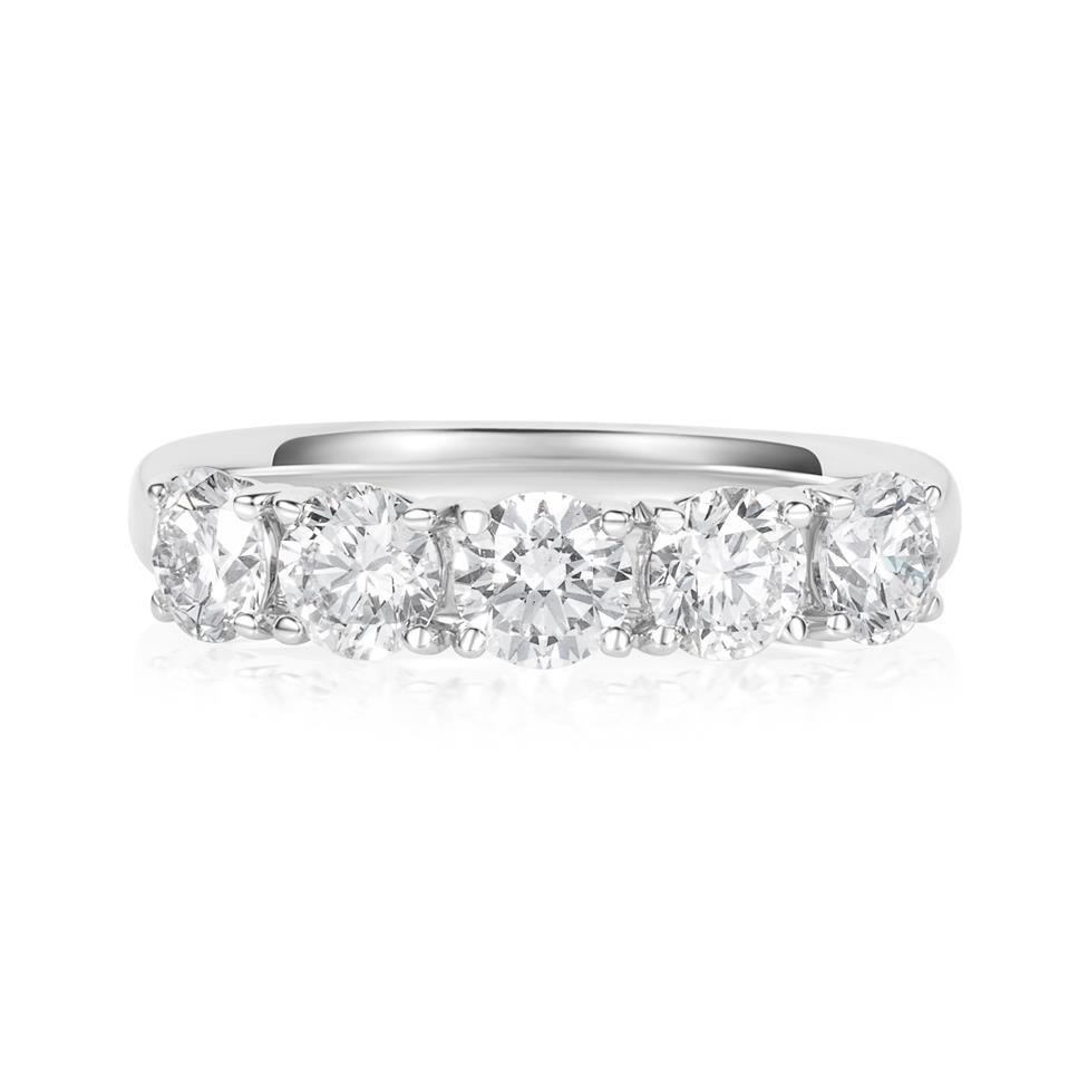 Platinum Lab Grown Diamond Eternity Ring 1.50ct Thumbnail Image 1