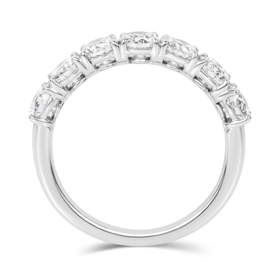 Platinum Lab Grown Diamond Eternity Ring 1.40ct Thumbnail Image 2