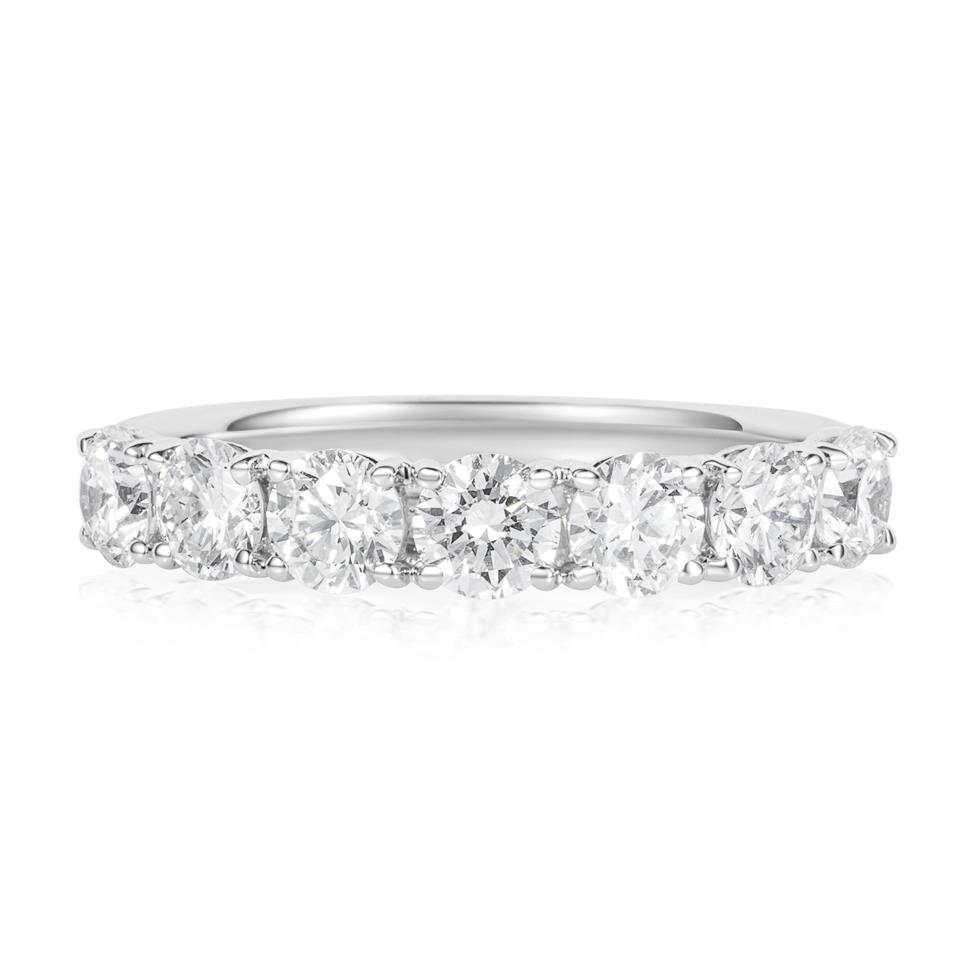 Platinum Lab Grown Diamond Eternity Ring 1.40ct Thumbnail Image 1