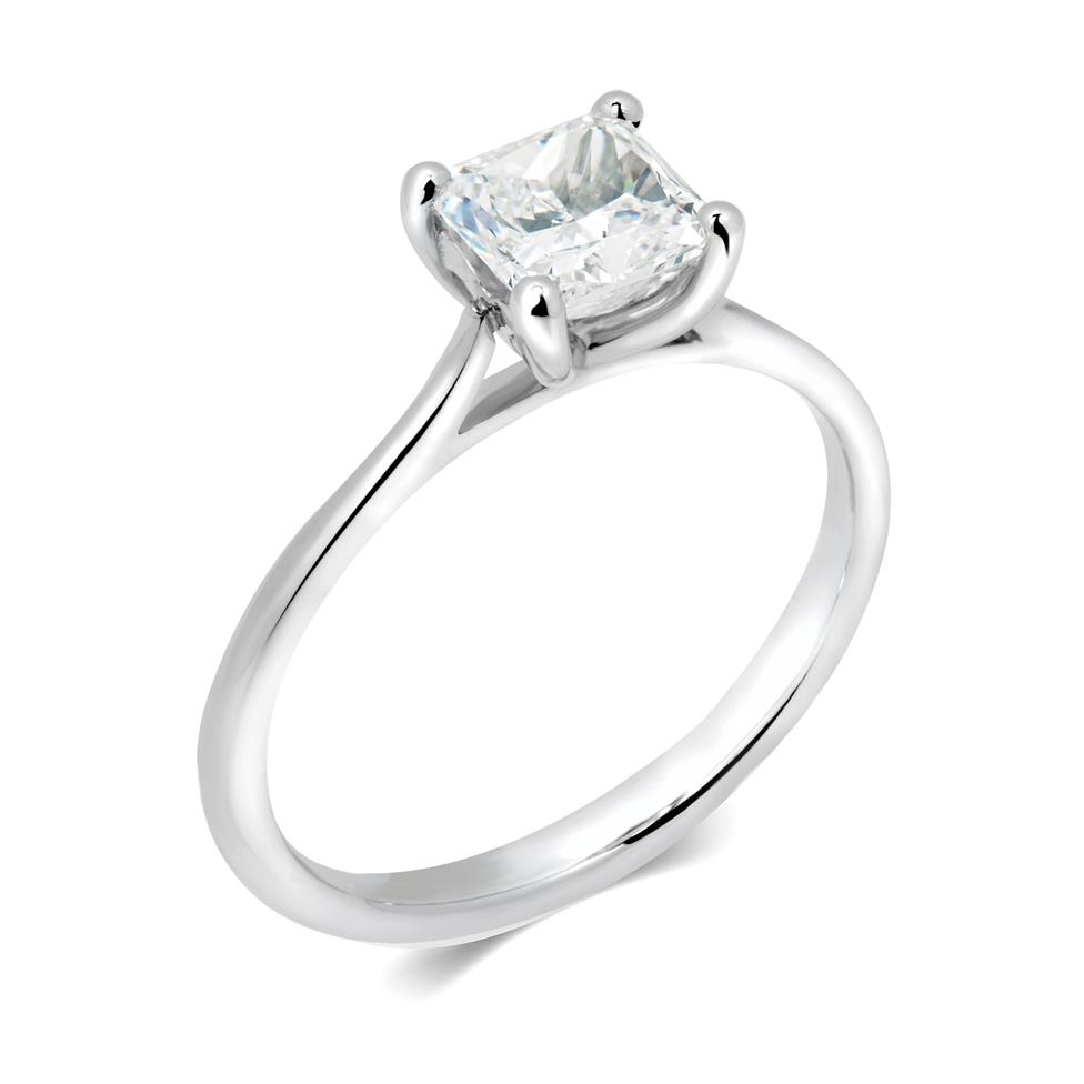 Platinum 1.00ct Diamond Solitaire Ring Thumbnail Image 0