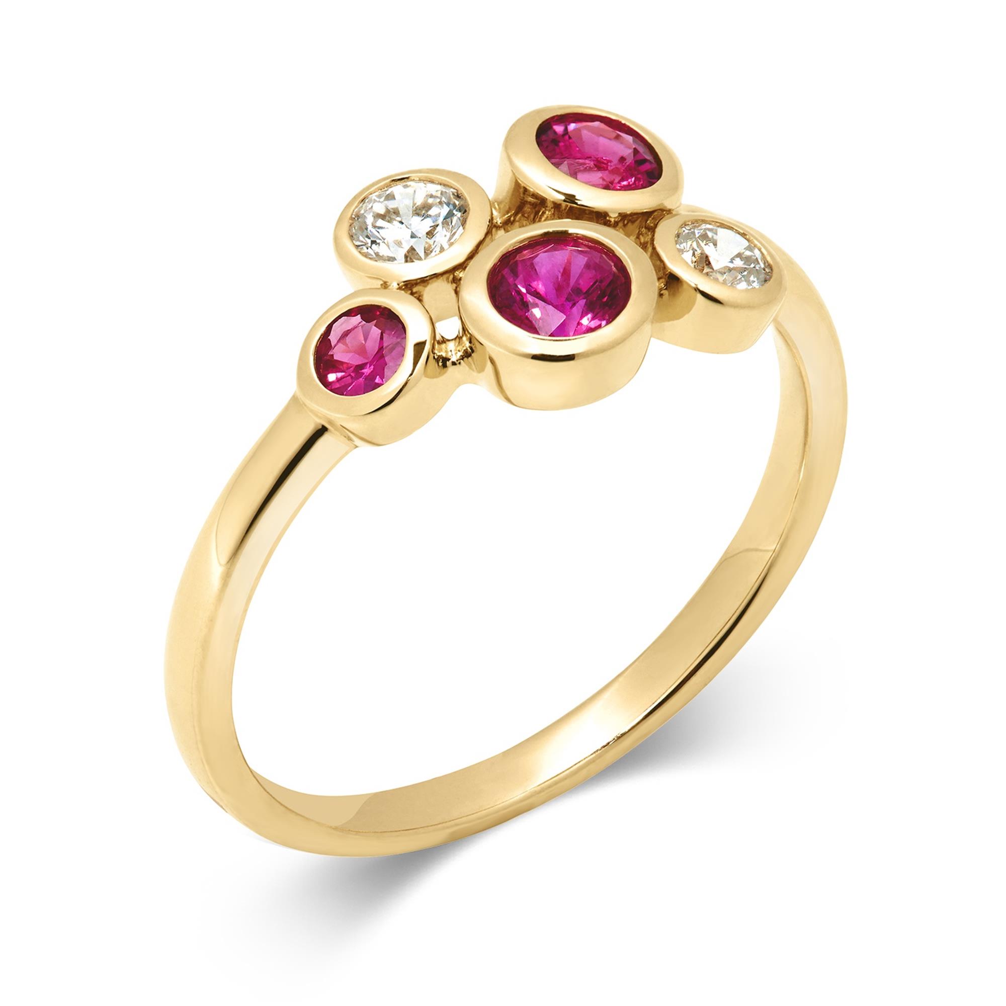 Alchemy Ruby and Diamond Ring | Pravins