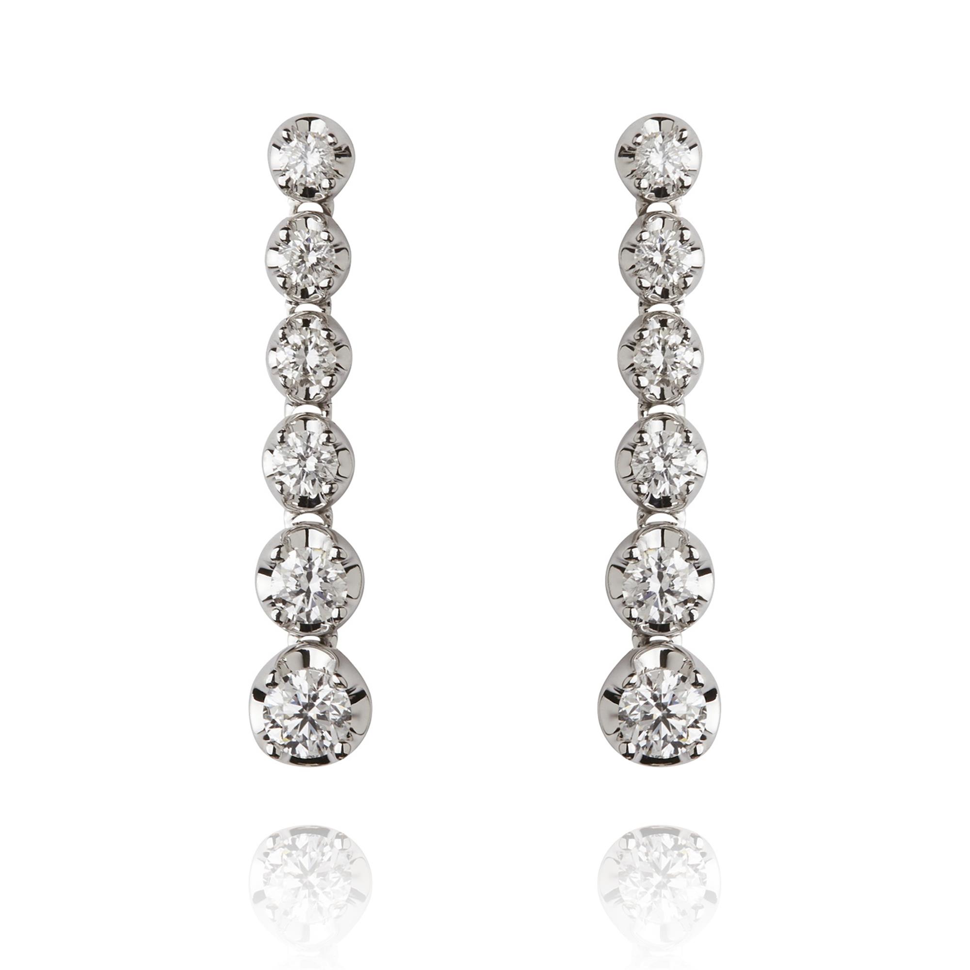 Diamond Drop Earrings 20mm | Pravins