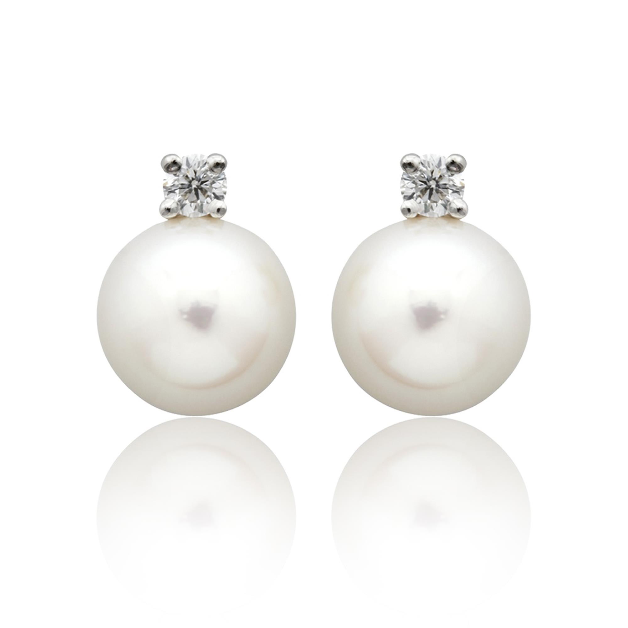 Shop Latest White Pearl Earrings Online  Pearl Jewelry Kalyan