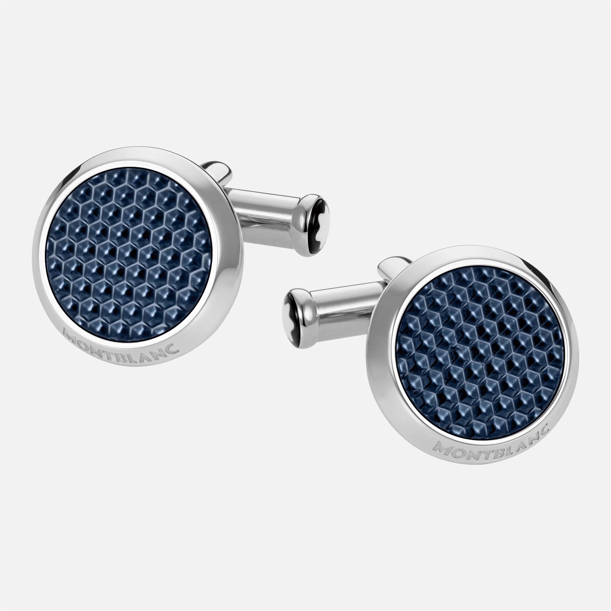 Meisterstuck Cufflinks in Steel Lacquer | Pravins